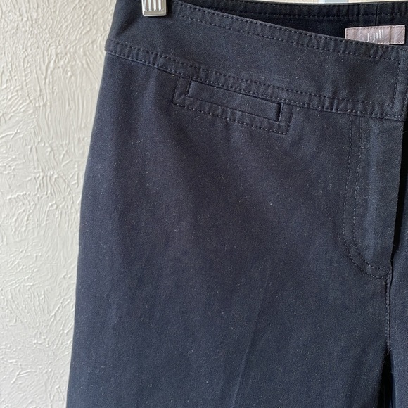 J.Jill stretch high waisted poplin cotton cropped pants - Picture 3 of 8